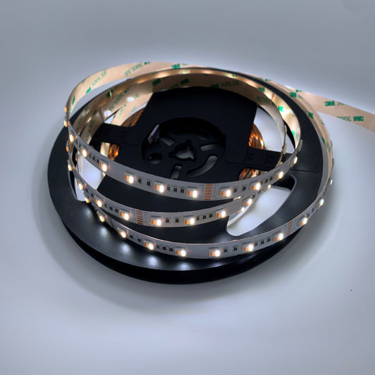 LED Strip RGB+CCT 5m, 18W/m, 24V DC, 2700K - 6500K, CRI>90